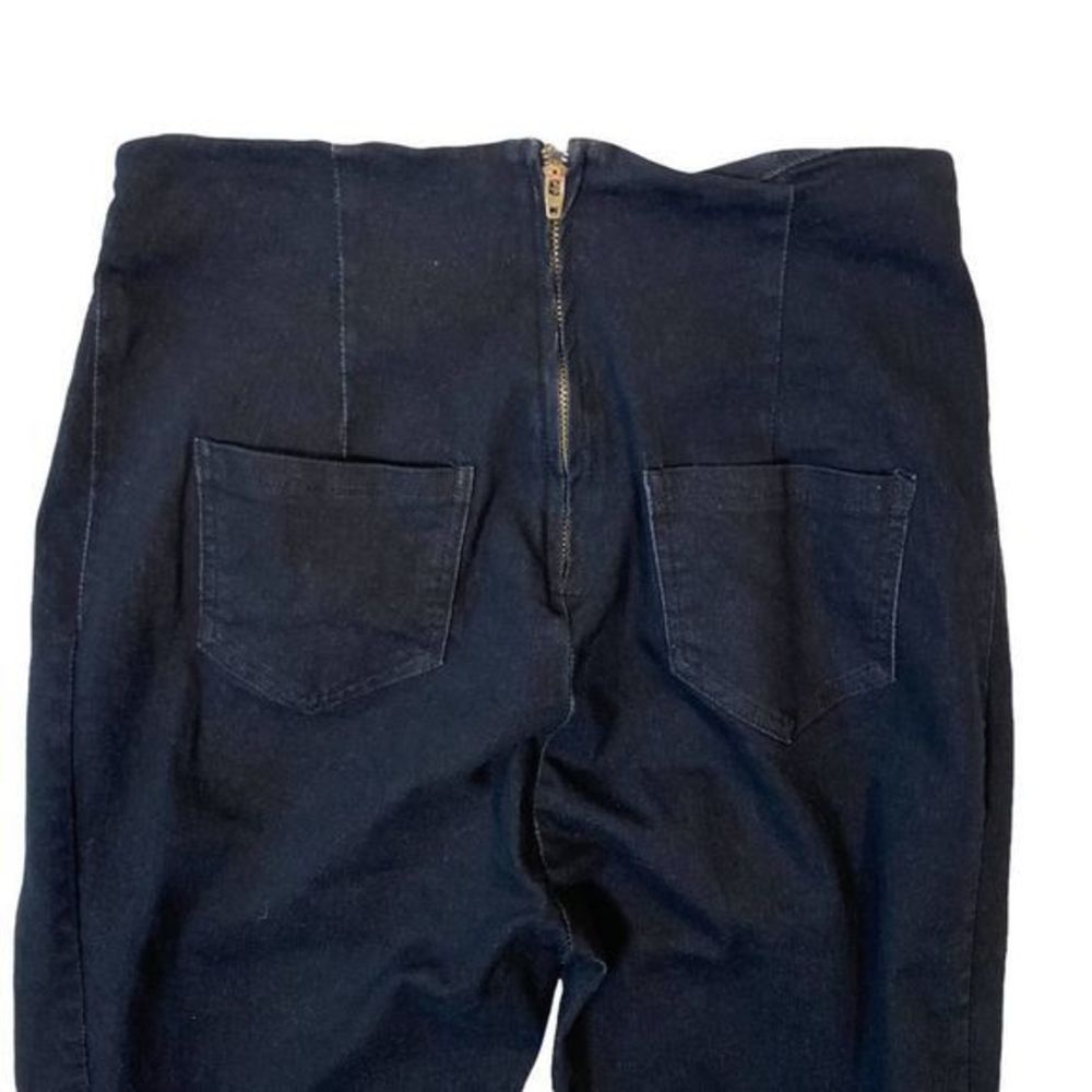 Daisy Black Flattering V Front and Pleats Pant Sz XL - Picture 4 of 5